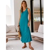 image:imageANRABESS Maxi Dresses for WomenScoop Neck Sleeveless Long Tank DressSummer Casual Sundress for BeachTravel amp VacationLake