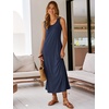 image:imageANRABESS Maxi Dresses for WomenScoop Neck Sleeveless Long Tank DressSummer Casual Sundress for BeachTravel amp VacationNavy Blue