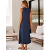 image:imageANRABESS Maxi Dresses for WomenScoop Neck Sleeveless Long Tank DressSummer Casual Sundress for BeachTravel amp VacationNavy Blue