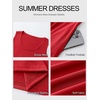 image:imageANRABESS Maxi Dresses for WomenScoop Neck Sleeveless Long Tank DressSummer Casual Sundress for BeachTravel amp VacationRed