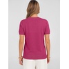 image:imageANRABESS Short Sleeve Sweaters for Women Wool Blend V Neck Sweater Shirts Business Casual Work Tops 2026 Summer OutfitsHot Pink