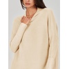 image:imageANRABESS Women Oversized Casual Loose Turtleneck Long Sleeve Slouchy Baggy Knit Tunic Sweaters Pullover 2026 Fall OutfitsApricot