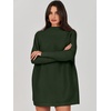 image:imageANRABESS Women Oversized Casual Loose Turtleneck Long Sleeve Slouchy Baggy Knit Tunic Sweaters Pullover 2026 Fall OutfitsArmy Green