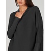 image:imageANRABESS Women Oversized Casual Loose Turtleneck Long Sleeve Slouchy Baggy Knit Tunic Sweaters Pullover 2026 Fall OutfitsBlack