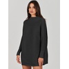 image:imageANRABESS Women Oversized Casual Loose Turtleneck Long Sleeve Slouchy Baggy Knit Tunic Sweaters Pullover 2026 Fall OutfitsBlack