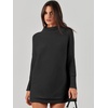 image:imageANRABESS Women Oversized Casual Loose Turtleneck Long Sleeve Slouchy Baggy Knit Tunic Sweaters Pullover 2026 Fall OutfitsBlack