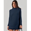 image:imageANRABESS Women Oversized Casual Loose Turtleneck Long Sleeve Slouchy Baggy Knit Tunic Sweaters Pullover 2026 Fall OutfitsDark Blue