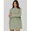 image:imageANRABESS Women Oversized Casual Loose Turtleneck Long Sleeve Slouchy Baggy Knit Tunic Sweaters Pullover 2026 Fall OutfitsGrass