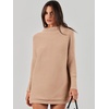 image:imageANRABESS Women Oversized Casual Loose Turtleneck Long Sleeve Slouchy Baggy Knit Tunic Sweaters Pullover 2026 Fall OutfitsKhaki