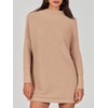 image:imageANRABESS Women Oversized Casual Loose Turtleneck Long Sleeve Slouchy Baggy Knit Tunic Sweaters Pullover 2026 Fall OutfitsKhaki