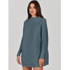 image:imageANRABESS Women Oversized Casual Loose Turtleneck Long Sleeve Slouchy Baggy Knit Tunic Sweaters Pullover 2026 Fall OutfitsNavy Blue