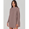 image:imageANRABESS Women Oversized Casual Loose Turtleneck Long Sleeve Slouchy Baggy Knit Tunic Sweaters Pullover 2026 Fall OutfitsNutmeg