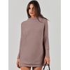 image:imageANRABESS Women Oversized Casual Loose Turtleneck Long Sleeve Slouchy Baggy Knit Tunic Sweaters Pullover 2026 Fall OutfitsNutmeg