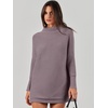 image:imageANRABESS Women Oversized Casual Loose Turtleneck Long Sleeve Slouchy Baggy Knit Tunic Sweaters Pullover 2026 Fall OutfitsPurple
