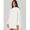 image:imageANRABESS Women Oversized Casual Loose Turtleneck Long Sleeve Slouchy Baggy Knit Tunic Sweaters Pullover 2026 Fall OutfitsWhite