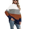 image:imageANRABESS Women Oversized Casual Loose Turtleneck Long Sleeve Slouchy Baggy Knit Tunic Sweaters Pullover 2026 Fall OutfitsWhite Gray