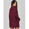 image:imageANRABESS Women Oversized Casual Loose Turtleneck Long Sleeve Slouchy Baggy Knit Tunic Sweaters Pullover 2026 Fall OutfitsWine Red