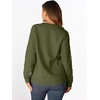 image:imageANRABESS Women Oversized Chunky Cable Knitted Vintage Sweater 2026 Fall Winter OutfitsArmy Green