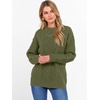image:imageANRABESS Women Oversized Chunky Cable Knitted Vintage Sweater 2026 Fall Winter OutfitsArmy Green