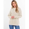 image:imageANRABESS Women Oversized Chunky Cable Knitted Vintage Sweater 2026 Fall Winter OutfitsBeige