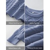 image:imageANRABESS Women Oversized Chunky Cable Knitted Vintage Sweater 2026 Fall Winter OutfitsBlue