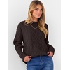 image:imageANRABESS Women Oversized Chunky Cable Knitted Vintage Sweater 2026 Fall Winter OutfitsCoffee