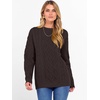 image:imageANRABESS Women Oversized Chunky Cable Knitted Vintage Sweater 2026 Fall Winter OutfitsCoffee