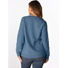 image:imageANRABESS Women Oversized Chunky Cable Knitted Vintage Sweater 2026 Fall Winter OutfitsGrey Blue