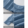 image:imageANRABESS Women Oversized Chunky Cable Knitted Vintage Sweater 2026 Fall Winter OutfitsGrey Blue