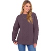 image:imageANRABESS Women Oversized Chunky Cable Knitted Vintage Sweater 2026 Fall Winter OutfitsPurple