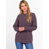 image:imageANRABESS Women Oversized Chunky Cable Knitted Vintage Sweater 2026 Fall Winter OutfitsPurple