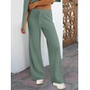 image:imageANRABESS Women Two Piece Outfits Sweater Sets Lounge Waffle Knit Pullover Matching Wide Leg Pants Tracksuit 2026 Fall FashionGreen
