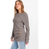 image:imageANRABESS Womens Long Sleeve Tunic Top 2026 Fall Sweaters Lightweight Ribbed Knit Buttons Shirts Casual Work OutfitsCool Ash Brown