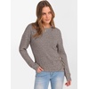 image:imageANRABESS Womens Long Sleeve Tunic Top 2026 Fall Sweaters Lightweight Ribbed Knit Buttons Shirts Casual Work OutfitsCool Ash Brown
