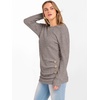 image:imageANRABESS Womens Long Sleeve Tunic Top 2026 Fall Sweaters Lightweight Ribbed Knit Buttons Shirts Casual Work OutfitsCool Ash Brown