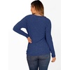 image:imageANRABESS Womens Long Sleeve Tunic Top 2026 Fall Sweaters Lightweight Ribbed Knit Buttons Shirts Casual Work OutfitsDark Blue