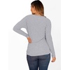 image:imageANRABESS Womens Long Sleeve Tunic Top 2026 Fall Sweaters Lightweight Ribbed Knit Buttons Shirts Casual Work OutfitsGrey