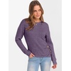 image:imageANRABESS Womens Long Sleeve Tunic Top 2026 Fall Sweaters Lightweight Ribbed Knit Buttons Shirts Casual Work OutfitsPurple