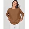 image:imageANRABESS Womens Oversized Batwing Long Sleeve Ribbed Knit Sweaters 2026 Fall OutfitsCamel