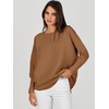 image:imageANRABESS Womens Oversized Batwing Long Sleeve Ribbed Knit Sweaters 2026 Fall OutfitsCamel