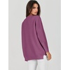 image:imageANRABESS Womens Oversized Batwing Long Sleeve Ribbed Knit Sweaters 2026 Fall OutfitsDeep Purple