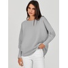 image:imageANRABESS Womens Oversized Batwing Long Sleeve Ribbed Knit Sweaters 2026 Fall OutfitsGray