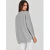 image:imageANRABESS Womens Oversized Batwing Long Sleeve Ribbed Knit Sweaters 2026 Fall OutfitsGray