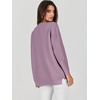 image:imageANRABESS Womens Oversized Batwing Long Sleeve Ribbed Knit Sweaters 2026 Fall OutfitsLight Purple