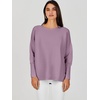 image:imageANRABESS Womens Oversized Batwing Long Sleeve Ribbed Knit Sweaters 2026 Fall OutfitsLight Purple