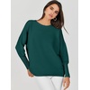 image:imageANRABESS Womens Oversized Batwing Long Sleeve Ribbed Knit Sweaters 2026 Fall OutfitsOpal Green