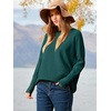 image:imageANRABESS Womens Oversized Batwing Long Sleeve Ribbed Knit Sweaters 2026 Fall OutfitsOpal Green