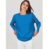 image:imageANRABESS Womens Oversized Batwing Long Sleeve Ribbed Knit Sweaters 2026 Fall OutfitsRoyal Blue