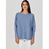 image:imageANRABESS Womens Oversized Batwing Long Sleeve Ribbed Knit Sweaters 2026 Fall OutfitsSmoky Blue