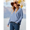 image:imageANRABESS Womens Oversized Batwing Long Sleeve Ribbed Knit Sweaters 2026 Fall OutfitsSmoky Blue